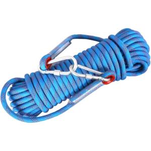 クライミングロープ 10mm 10m 水色