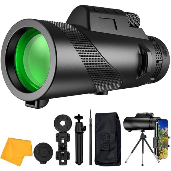 双眼鏡 スマホ 望遠レンズ 高倍率 単眼鏡 スマホ対応 BAK4プリズム 運動会 推し活 テレスコー...