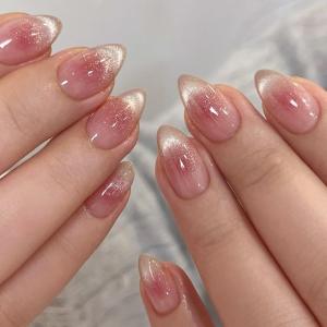 ネイルチップ プレスオンネイル 手作り マグネット つけ爪 フレンチ