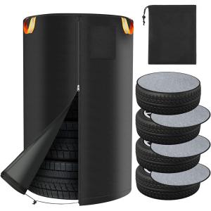 綺麗・美品　18インチ ホイール 「ゾディアック　8J」  4本セット　保管用タイヤカバー付き Amazon | 4本セット タイヤカバー 屋外 防水 軽自動車 普通自動車 suv