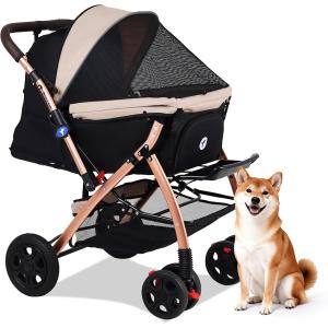 対面式 ペットカート 犬 バギー 4輪 犬用かー...の商品画像