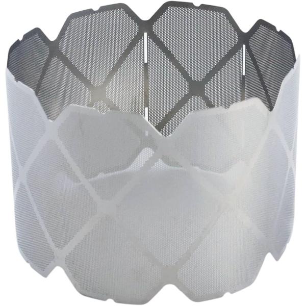 Ti-Mesh Stove チタン製メッシュストーブ ローハイト・Lサイズ 五徳兼風防 ソロキャンプ...