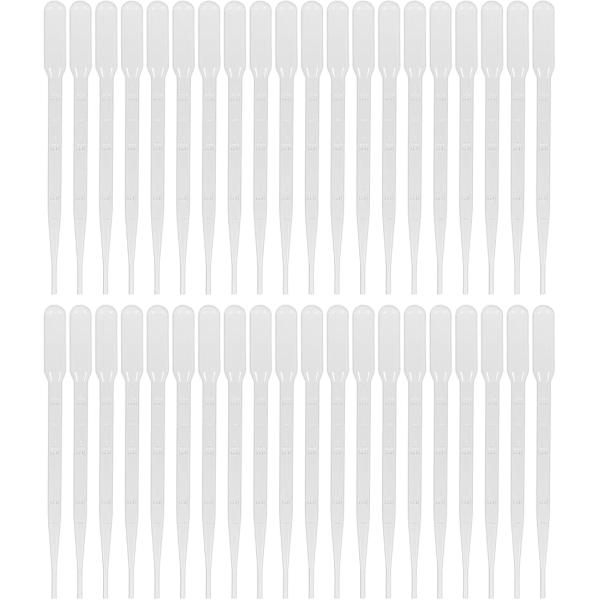 使い捨て ロング スポイト 目盛り付き 科学実験・模型製作 100本入り 低密度ポリエチレン製(3m...