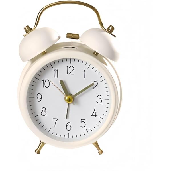 アラーム 時計 大音量 目覚まし時計 ベル 置き時計 おしゃれ アナログ 振動 目覚ましどけい 可愛...