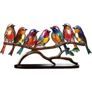 オーナメント 鳥 置物 オブジェ リビング インテリア オシャレ かわいい 雑貨 置き物 小鳥 ガラ...