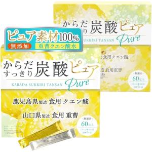 聖者の炭酸 3ヵ月分 重曹 クエン酸 食用 レモン風味 個包装 GMOフリー
