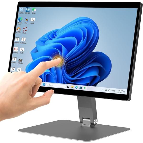 HEIGAOLA 一体型PC 15.6インチ Windows 11 Pro 360°回転スタンド付き...