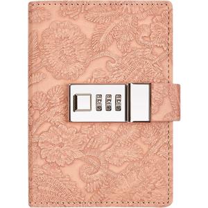 鍵付きパスワード管理ノート ピンク