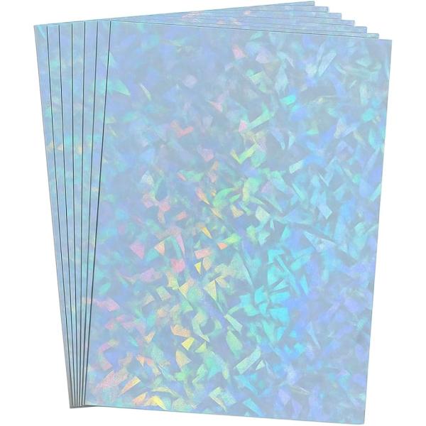 ホログラムシート ホログラムシール 透明 A4 セット 20枚セット(ガラス)