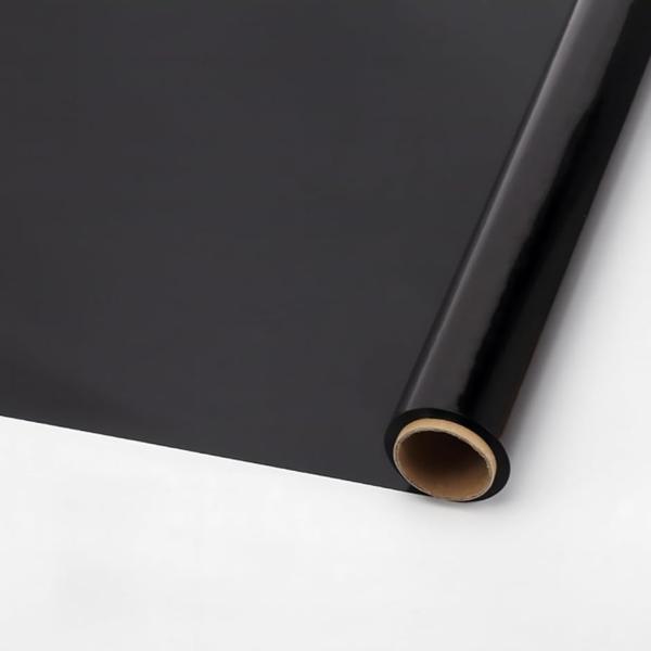 カラーセロファン ロール ラッピング用 大容量 (ブラック)