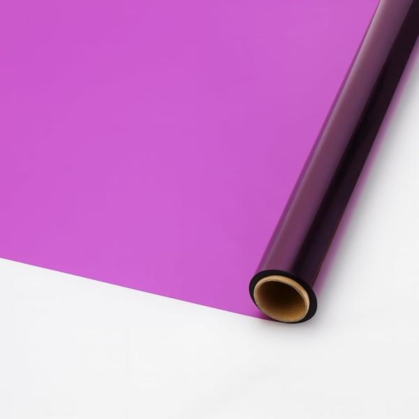 カラーセロファン ロール ラッピング用 大容量 (パープル)