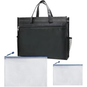 A3ドキュメントバッグ 大型収納 ブラック