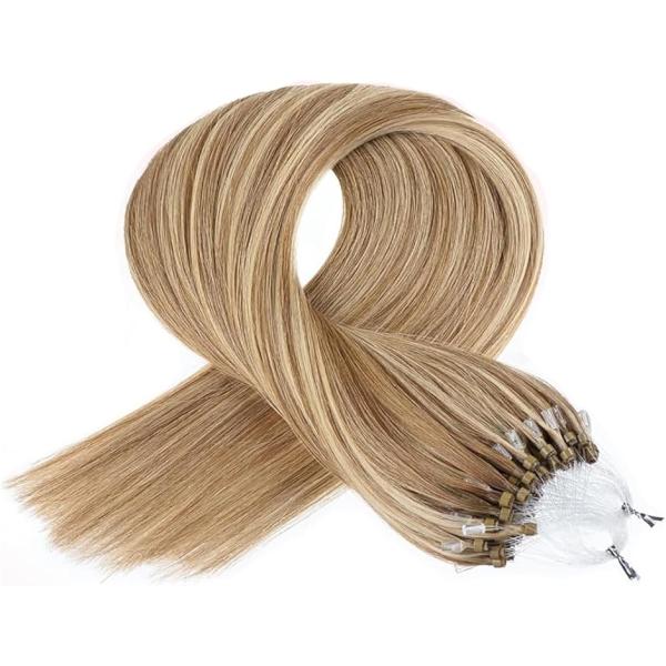 人毛 ring loop hair チップエクステ レミーエクステ カラー ウィッグ(P8-613#...