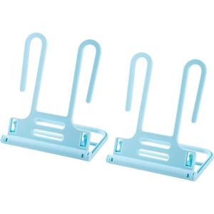 シューズハンガー子供 ベビーハンガー シューズ収納 洗濯ハンガー 靴スタンド MDM (ベビーブルー, 14.2x10.5x15.5cm)