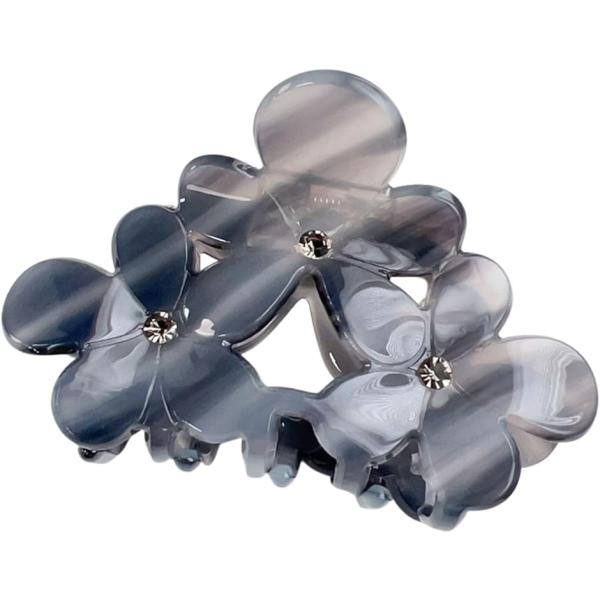 ヘアクリップ バンスクリップ 髪留め 小さめ 花柄 hair clip ハーフアップ ヘアアクセサリ...