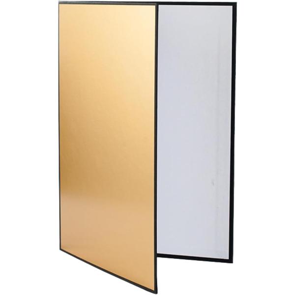 レフ板 ディフューザー板 ゴールド シルバー 照明道具 自立 A3サイズ 補光/吸光/輪郭強調 折り...
