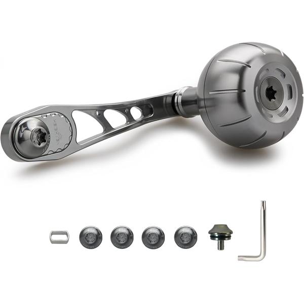 65/75mm ＆ 80/90mm リール ハンドル 38mm/42mm ハンドルノブ MDM (6...