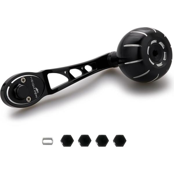 80/90mm リール ハンドル 38mm/42mm ハンドルノブ シマノ ダイワ アブ MDM (...