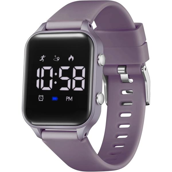 デジタル 腕時計 男の子 子供 活動量計 キッズ 女の子 5ATM防水 充電式 スポーツウォッチ 歩...