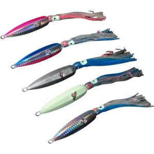 トップウォーター用ルアーセット 5 個トップウォーターポッパー釣りルアーセット 7cm10g 3d 目