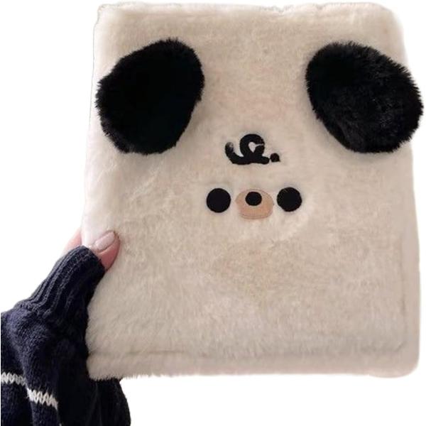 シール帳 動物デザイン バインダー カードブック 毛付き スケジュール帳 女の子 (multicol...