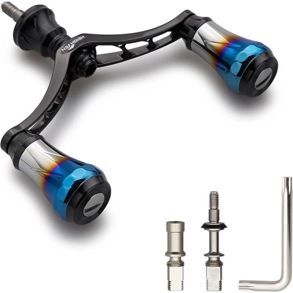 V3.0 80/98mm リール ハンドル 航空アルミ製 シマノ ダイワ 通用 スピニングリール M...