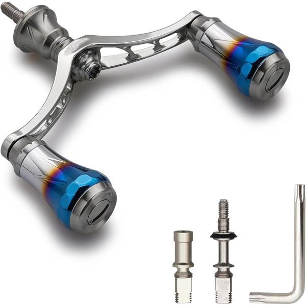 V3.0 80/98mm リール ハンドル 航空アルミ製 シマノ ダイワ 通用 Arch MDM(ガ...