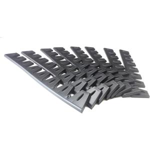 ボルテックスジェネレータ シェブロン形状 実効空力デバイス ディフューザー(ブラック8本)