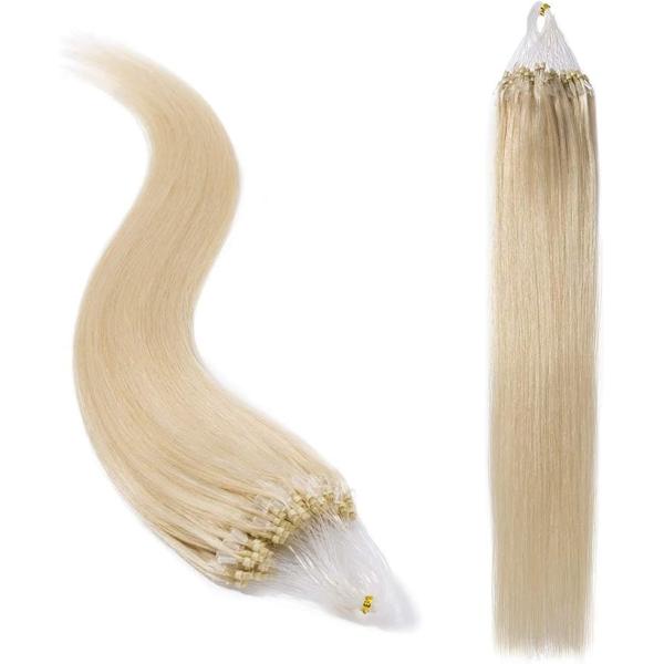 人毛 ring loop hair チップエクステ レミーエクステ カラー ウィッグ 50本(60#...