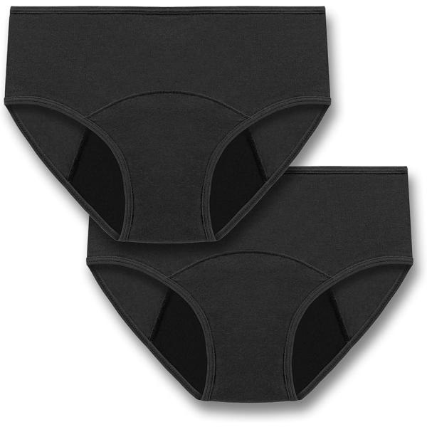 サニタリーショーツ 吸水 生理用 綿 2枚セット 防水 レディース 下着 インナー 防水パンツ 全3...