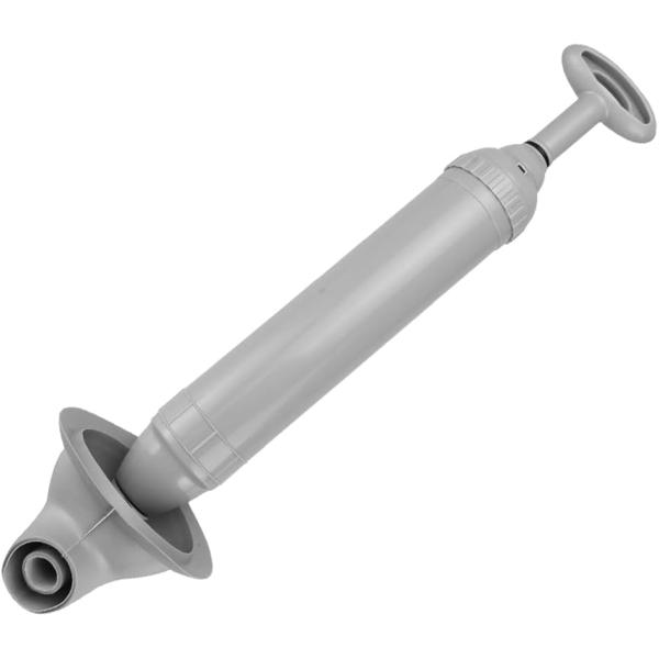 トイレ用手動パイプクリーナー 加圧式 水詰まり解消 V字型ラバーカップ 再利用 一人暮らし(グレー,...