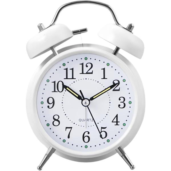 大音量 振動 爆音 アナログ おしゃれ アラーム 絶対起きれる目覚まし時計 うるさい 爆音めざまし時...