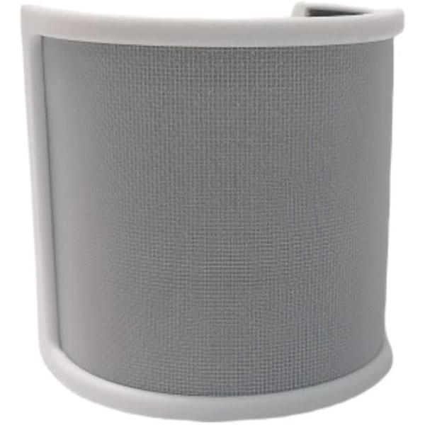 ポップガード マイク用 ノイズ防止 ポップブロッカー 金属メッシュフィルター スポンジ層搭載 録音 ...