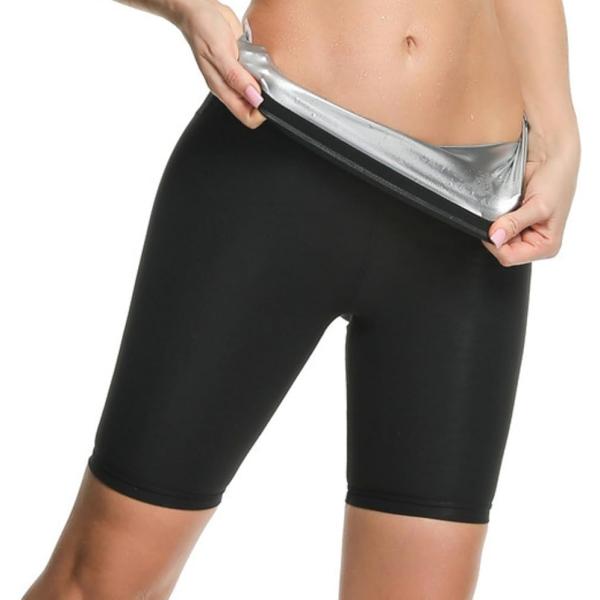 着るサウナ スーツ ヒートラップ 大きいサイズ 家庭用サウナスーツ レギンス短パン ハイウエスト サ...