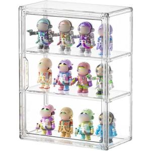無印良品 アクリルコレクションスタンド引き扉付き・大 約幅33.6*奥行