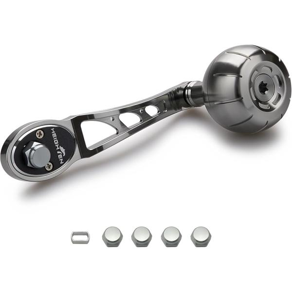 80/90mm リール ハンドル 38mm/42mm ハンドルノブ シマノ ダイワ アブ MDM (...