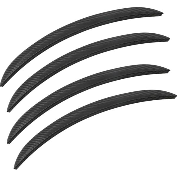 フェンダーモール オーバーフェンダー 車 傷防止 カーボン調 43cm 4本セット(カ−ボン調)