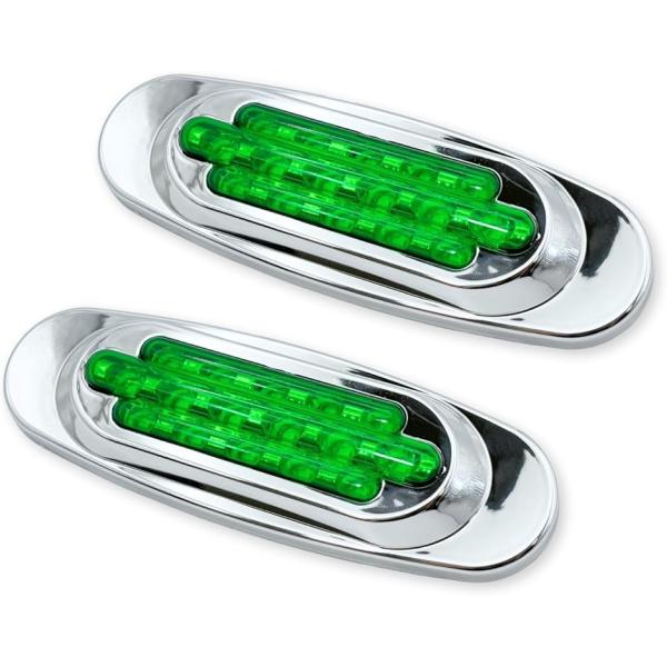 サイドマーカー LED 24v 12v トラック 車高灯 角マーカー マーカーランプ 高輝度 路肩灯...