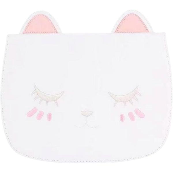 iPad ケース 手帳型 ネコ かわいい (ホワイト,  iPad air1/2/newiPad 2...