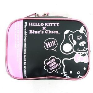 サンリオ キティ×ブルーズ（Hello Kitty×Blue's Clues） ポーチ（M） PK /KXB71200PK (2) 松尾繊維工業｜horiman