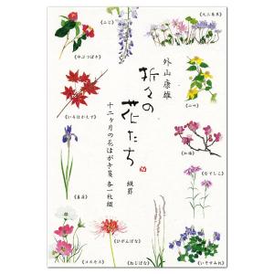 はがき箋 折々の花たち（縦罫） 24-221 外山康雄 表現社｜堀萬昭堂 ヤフー店