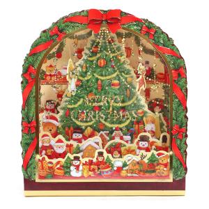 Hallmark（ホールマーク） クリスマスカード 洋風 立体カード XAR-828