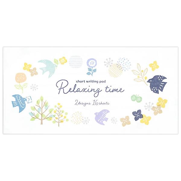 一筆箋 こころなごみ 鳥 5267102 （28） 2柄16枚 奉書紙 エヌビー社 NB