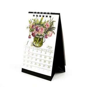 カレンダー 2023 卓上 MLサイズ CAL-113 卓上リング縦ミニ1ヵ月 橋本不二子シリーズ 令和5年 フロンティア