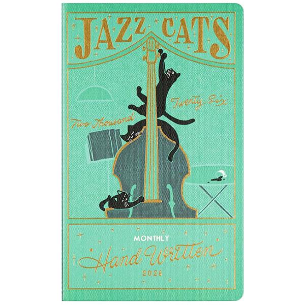 2026 ダイアリー 手帳 グリーティングライフ B6スリム チョークボーイ グリーン CD-141...