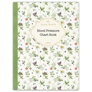 日記 日記帳 ジャバラノートブック 血圧記録 血圧ノート 花 CHO-047 フロンティア A5 広げて5.5m 36頁 見開き1ヵ月（18ヶ月分）