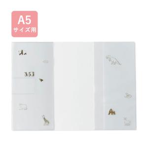 ダイアリー 2024 手帳 リュリュ クリアカバー A5サイズ