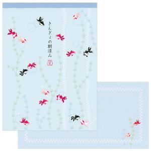 レターセット 夏柄 金魚の朝涼み PD-602/EV-602 （28）