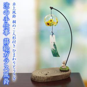 ヒューマンメイド　風鈴　うさぎ 風鈴 ガラス ぎやまん風鈴 赤梅うさぎ R-244 会津喜多方 蒔絵仕上げ