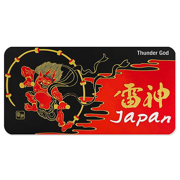 ステッカー JAPANシリーズ 雷神 SL-219 1枚入り フロンティア ユポ素材 耐光性インク ...